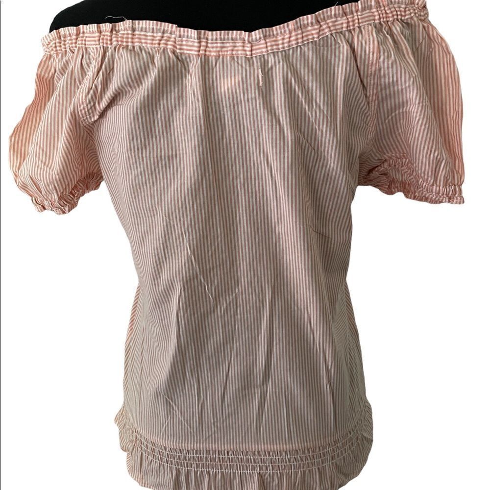 Forever 21 striped off shoulder top, size Small - Picture 3 of 6